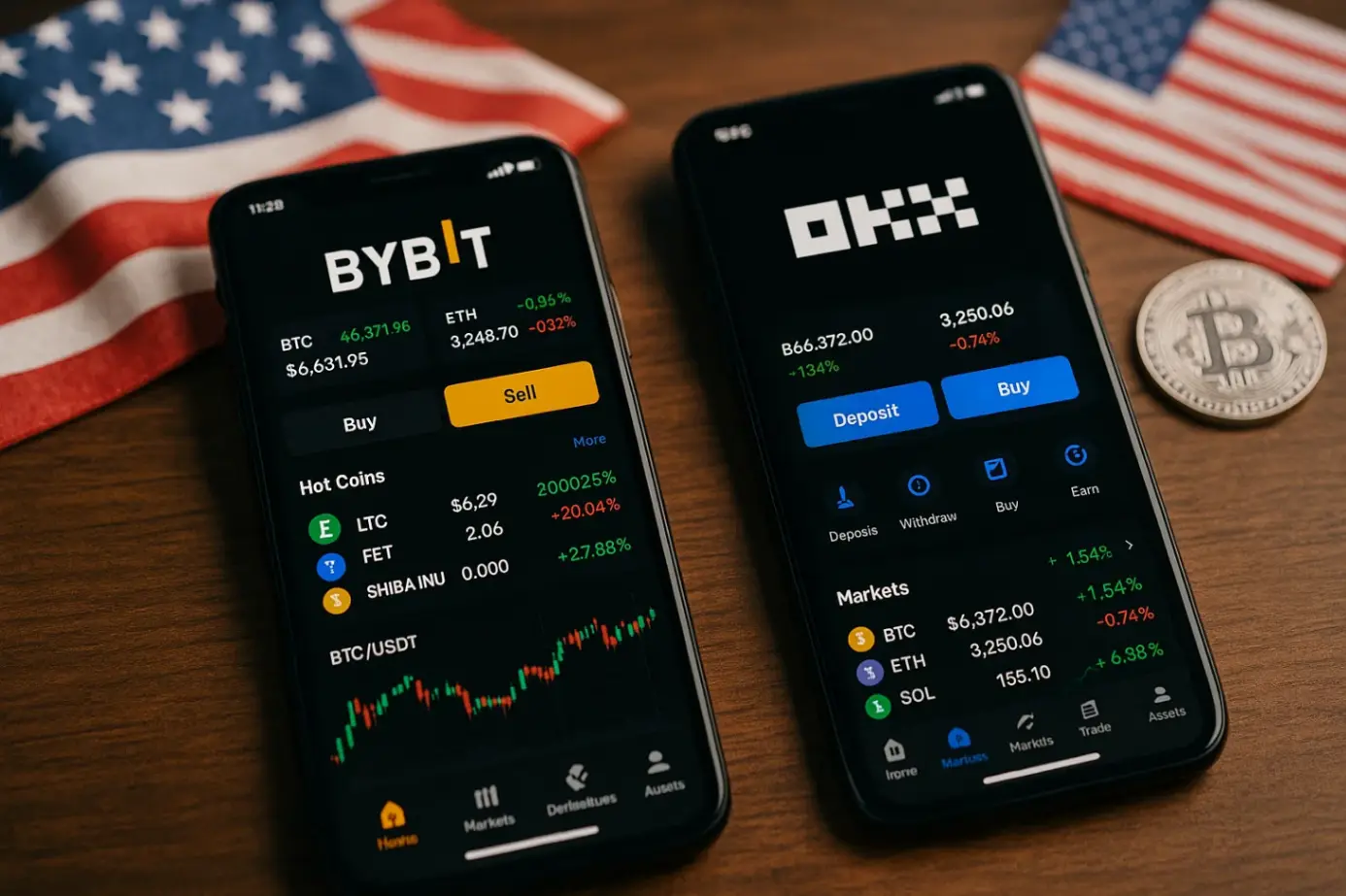 Особенности работы бирж Bybit и OKX под санкциями